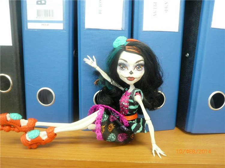 Skelita Calaveras наша новая монстряшка Monster High (фото 7)