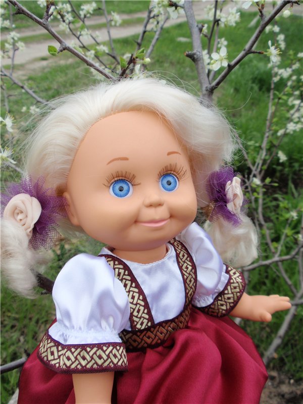 Маленькие вишенки. Одежда для кукол Baby Face Galoob своими руками