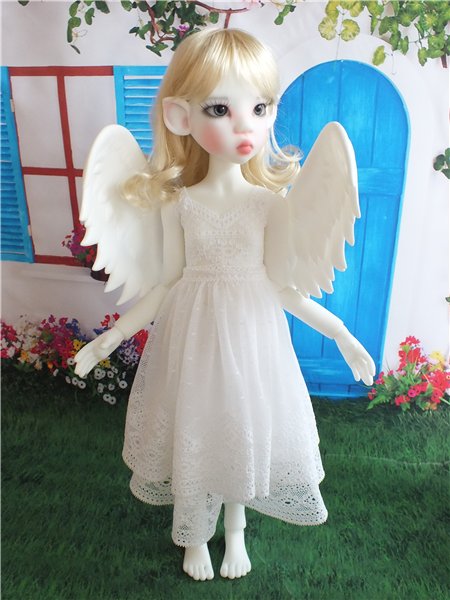 Мой Ангел... Белая Mikki elf от Kaye Wiggs