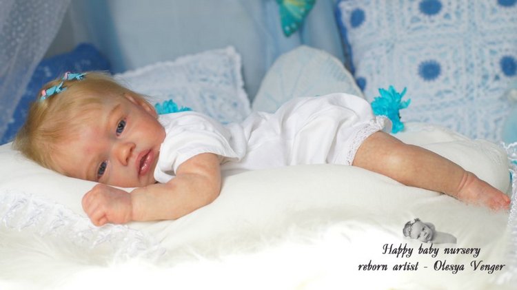 Моя маленькая Бэль. Кукла реборн Олеси Венгер (фото 7)