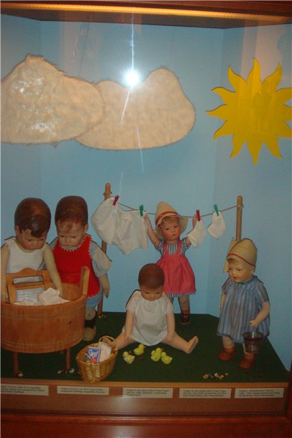 Музей кукол Kathe Kruse в Донауверте, Германия