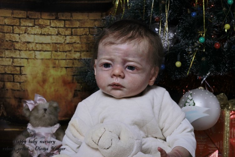 Моё предновогоднее чудо, моя Карлотта. Кукла реборн Олеси Венгер