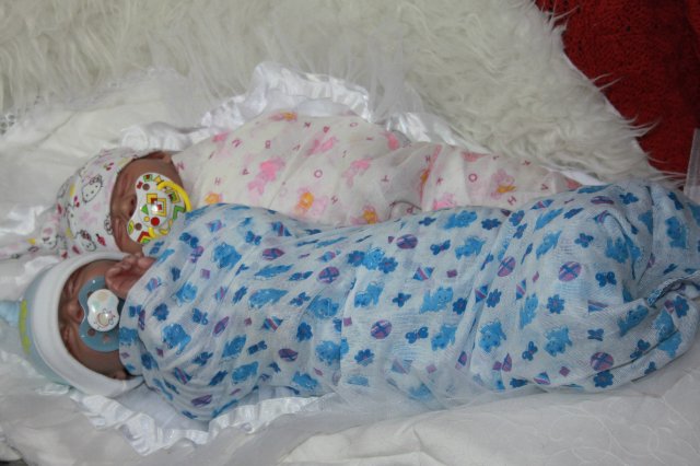 Мои двойняшки-кукла реборн Элины Кудрявцевой (фото 4)