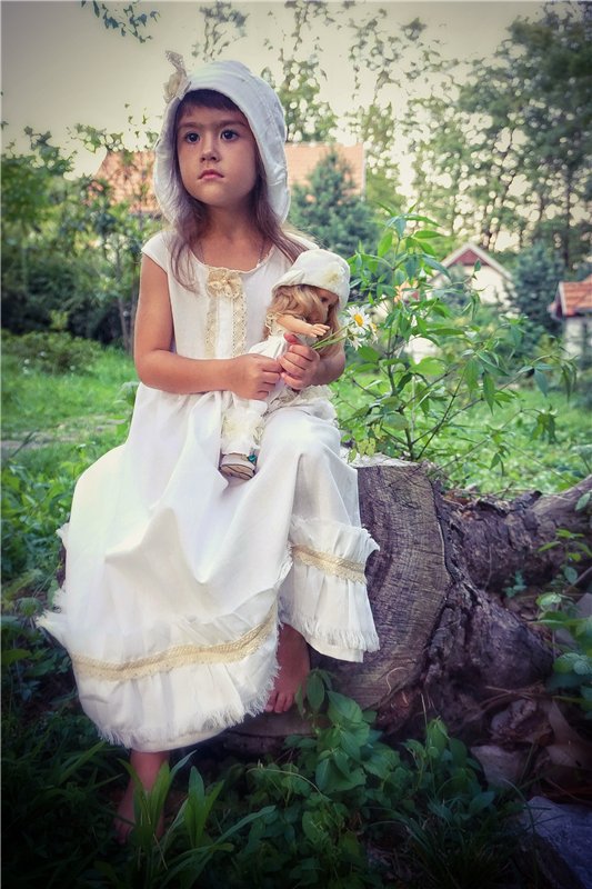 Кукла и ее девочка... Once upon a time