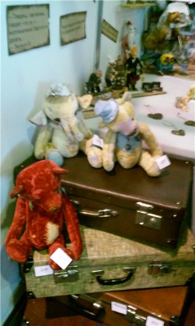 Мои мишки тедди на выставке АРТ-Красноярск 2015 (фото 2)