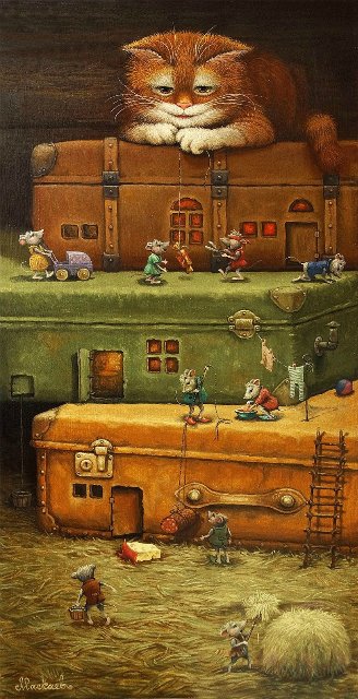 Сказочки кота Кузьмы... художник Александр Маскаев