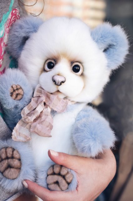 Медвежонок Митюшка. Авторские игрушки Татьяны Матляк (фото 5)