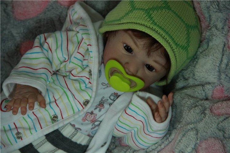 Малышка Карина. Куколка из молда Maike от Gudrun Legler