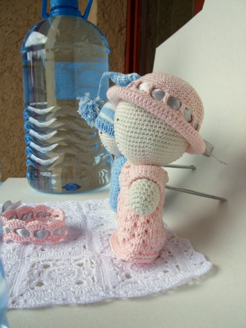 Пупсы Йо-йо крючком. Описание и фото (фото 7)