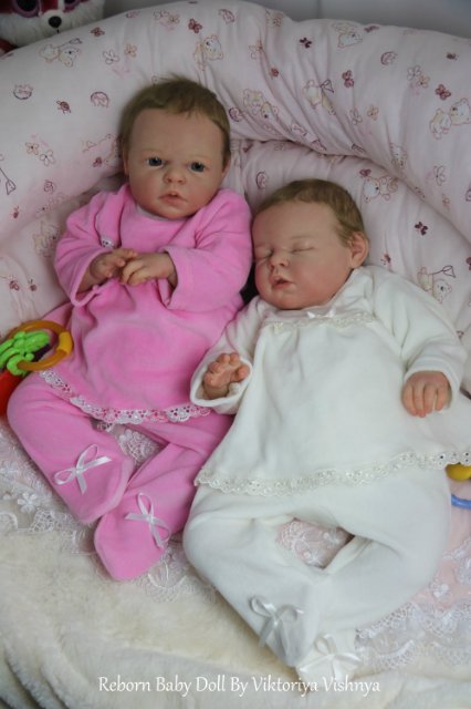 Близняшечки Ноа... Куколки реборн Виктории Вишни