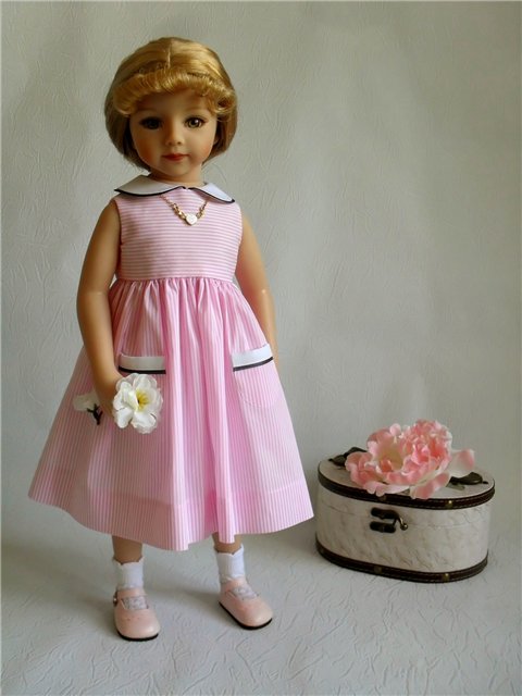 "Кто может быть тебя прелестней?!" Джейми и платье "Голубка". Куклы Maru & friends (фото 10)