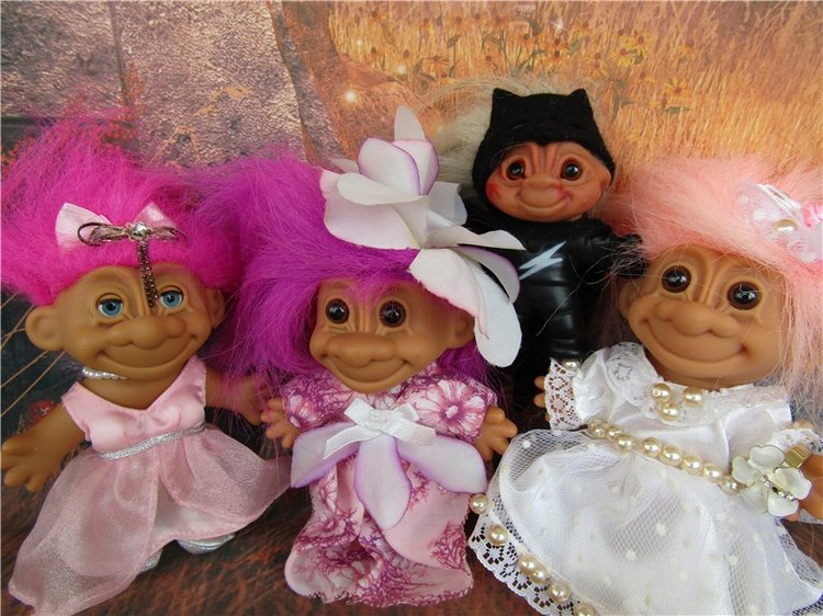 Да здравствуют подарки — Игрушки Тролли (Trolls): винтажные Dam и Russ