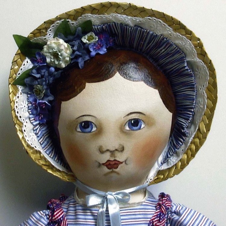 Знаменитые текстильные куклы Columbian Dolls. История 1891 года