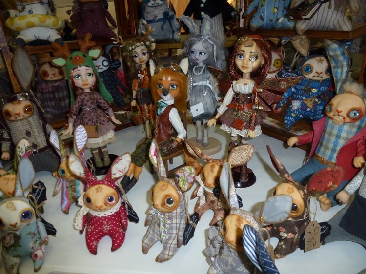 Весенний Бал Кукол на Тишинке: Куклы