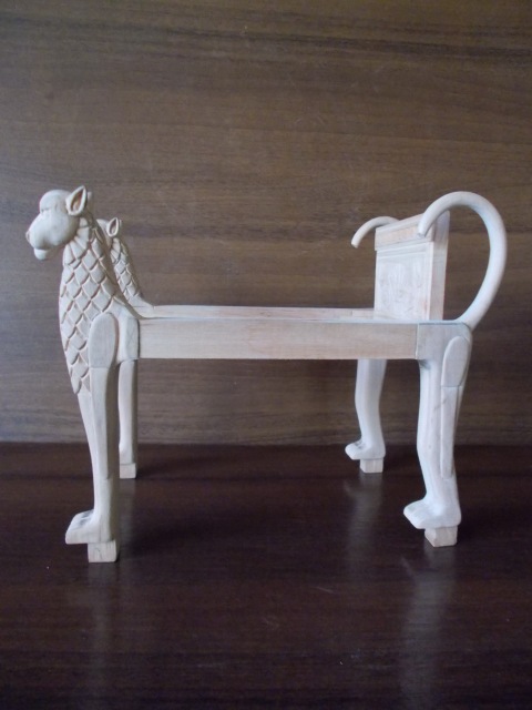 Эксклюзивная кукольная мебель.Трон Тутанхамона (фото 7)