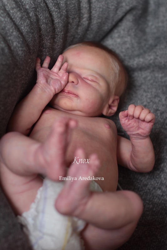 Мой реалистичный малыш реборн из молда Knox. Кукла Эмилии Аредаковой