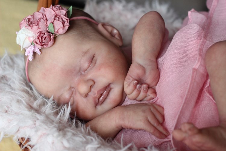 Новорожденная девочка. Кукла реборн Светланы Преображенской (фото 3)