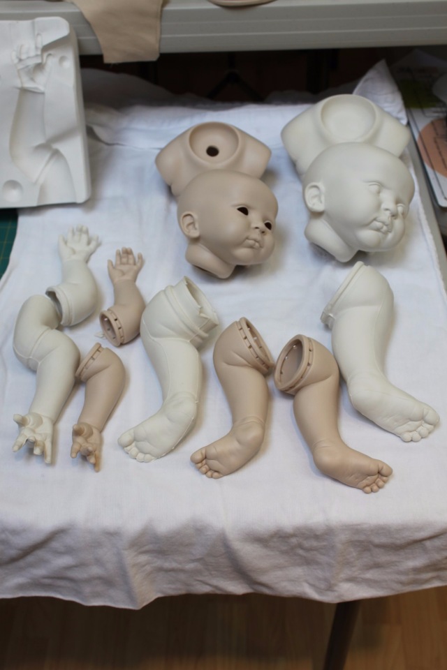 Процесс создания фарфоровых кукол - Джинн Гросс (Jeanne Gross). Часть первая - младенцы (фото 3)