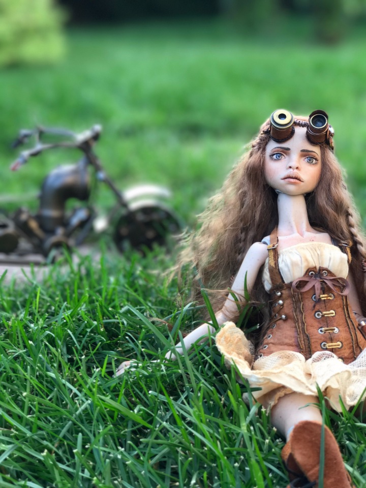 Девушка в стиле стимпанк — Домашние фото авторских кукол: личные коллекции