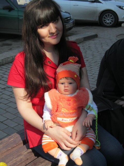 Пасхальная Маечка.Кукла реборн из Каморки папы Карло