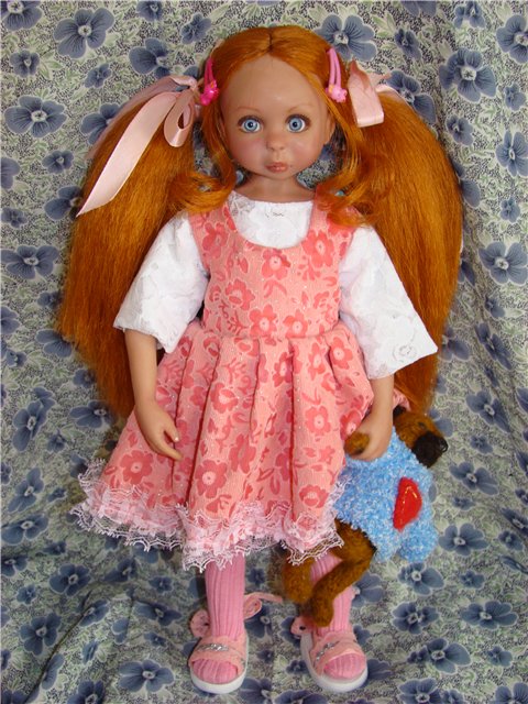 Эмма - рыжее чудо. Авторская кукла Кондрашовой Ирины
