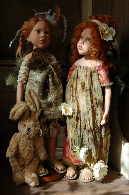 Коллекционная кукла Rosa Canina - эльф, что живёт в моём доме