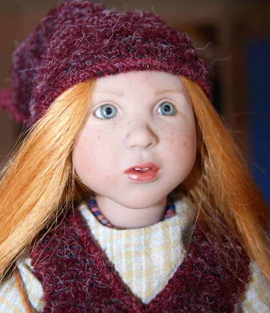 Коллекционная кукла Amelie - мое рыжее облачко (фото 4)