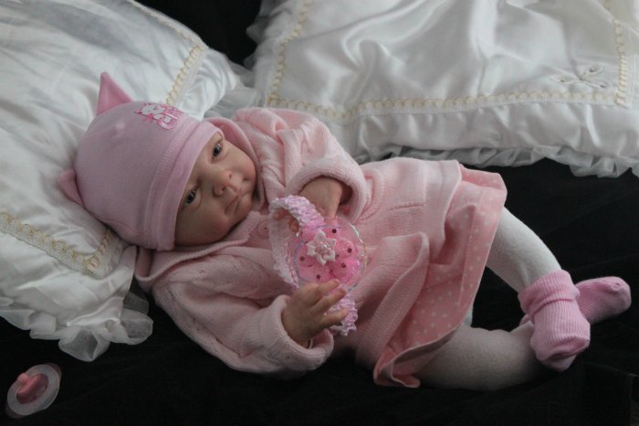 Девочка Ника. Куколка реборн Вишни Виктории