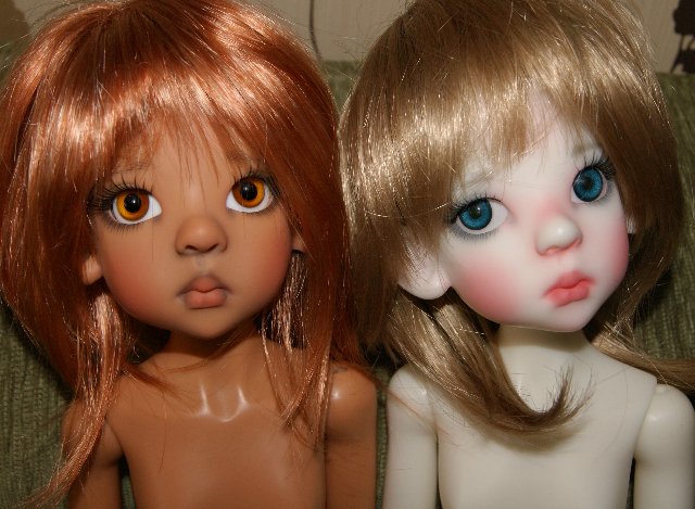 Карамель и сливки - две Лайлочки White Elf and Human Tan Kaye Wigs