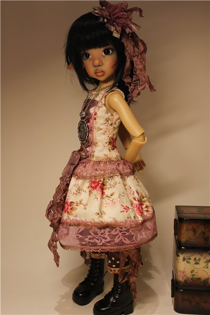 Девушка 60 х или "Винтажная роза"