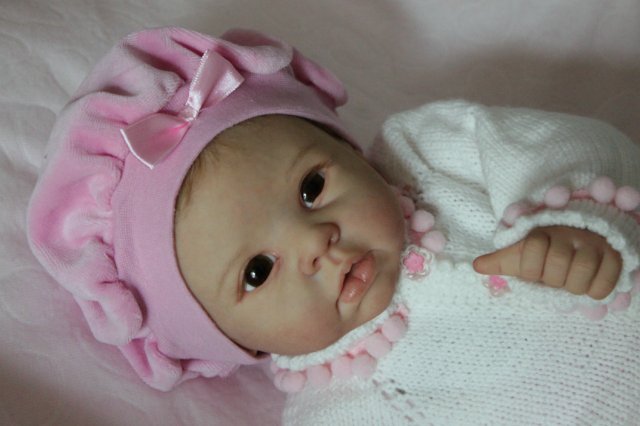Неженка - Кристочка... Куколка реборн Виктории Вишни