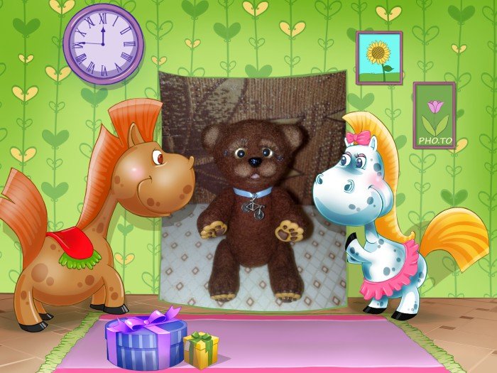 Мишутка шерстяной! Игрушки сухим валянием своими руками