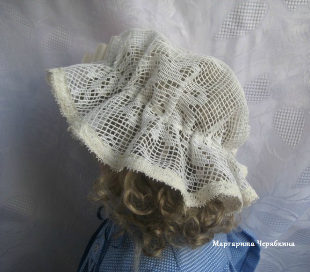 Шьем круглый чепец для куклы - МК