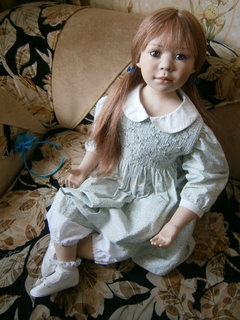 Люсинда, фарфоровая куколка Кристин Оранж