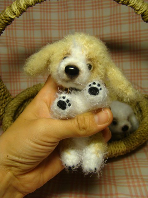 А у нас щенков корзинка! Авторские игрушки своими руками Ольги Чернухо