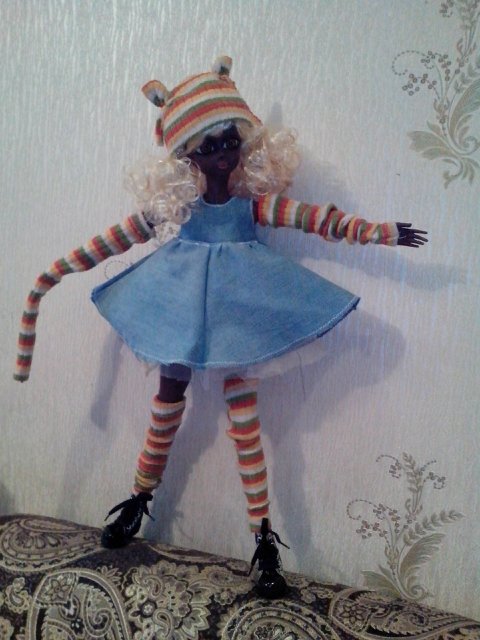 Наряд а-ля "Пеппи Длинный чулок" для "Звезды Подиума" (фото 4)