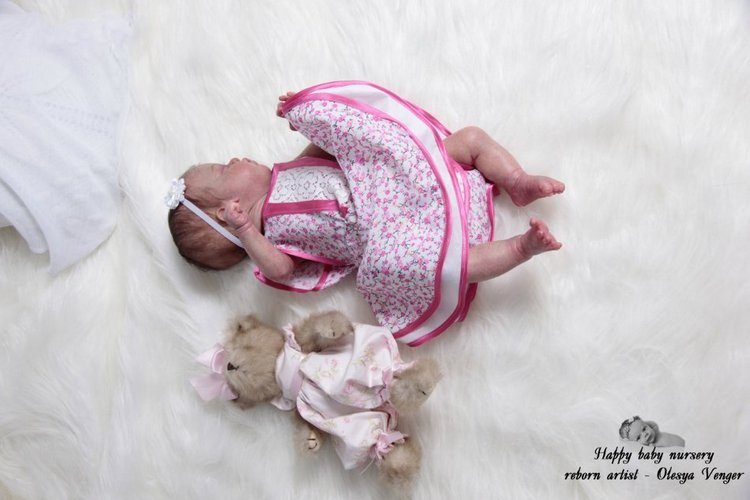 Моя принцесса Крошечка-Кокошечка. Кукла реборн Олеси Венгер
