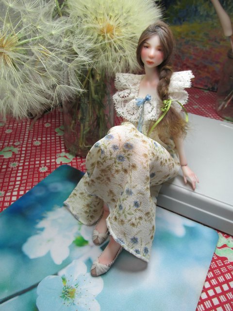 Две красавицы. Авторские шарнирные куклы Варвянской Алины