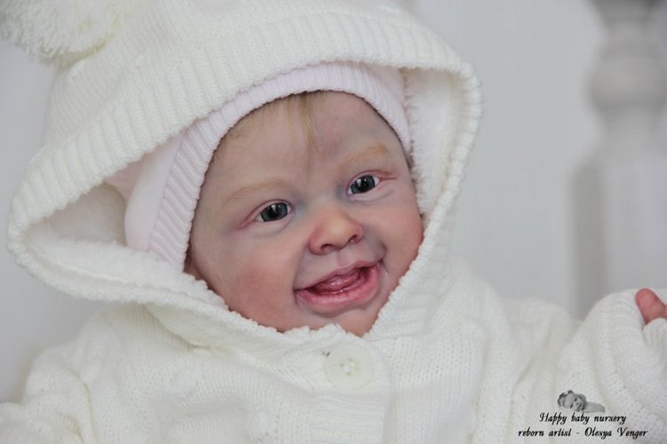 Мой солнечный лучик, моя радуга, мое счастье, моя Милена, Миленочка, Милеша. Кукла реборн Олеси Венгер