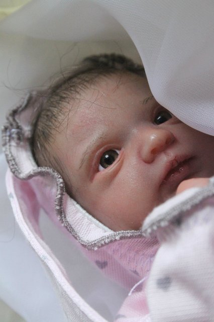 Зая, мини реборн Элины Кудрявцевой