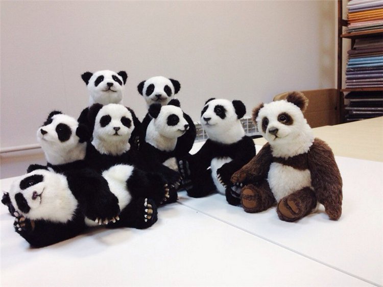 Панда Юки. Игрушка ручной работы (фото 9)