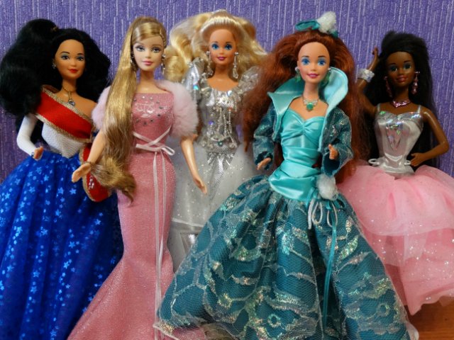 Вторая половина моей коллекции кукол Барби