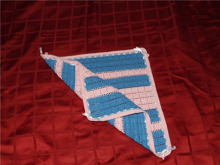 Вязаные пледы крючком для любимых кукол. Часть 2 (фото 10)