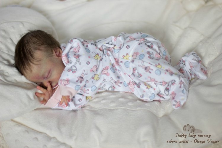 Кроха Торопыжка, недоношенная малышка Рози. Кукла реборн Олеси Венгер