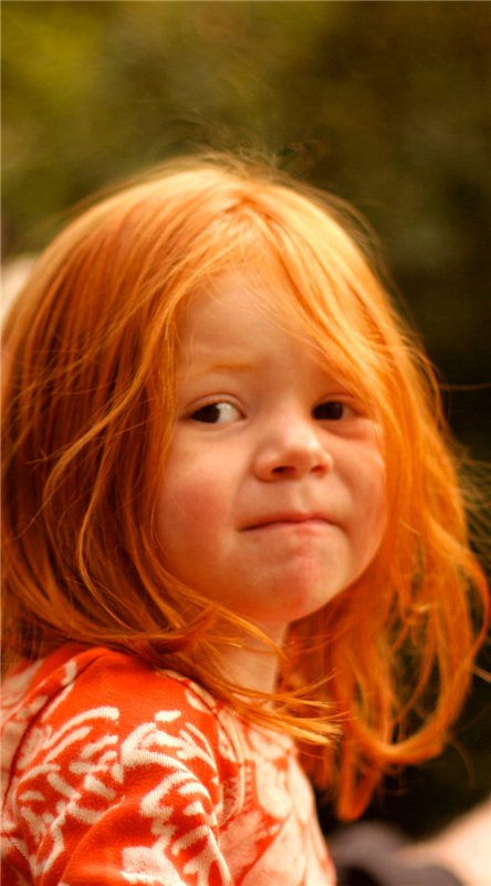 В твоей улыбке прячутся мечты... О, милый рыжик, кто же ты