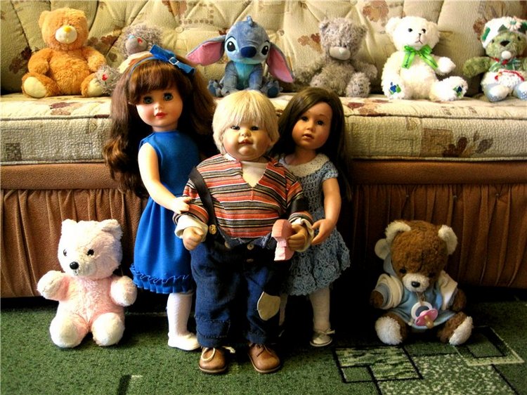 Пончик Эдер. Радость встречи. Коллекционна кукла Susi Eimer