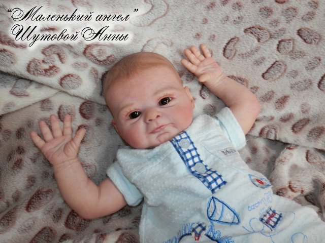 Маленький мужичок-хомячок Мишенька. Кукла-реборн Шутовой Анны