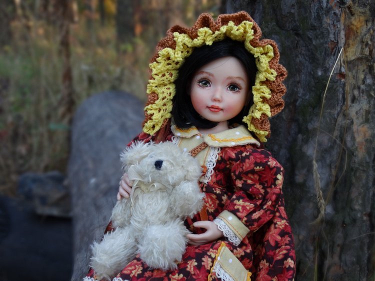 Любимые куколки Jolina в осеннем лесу