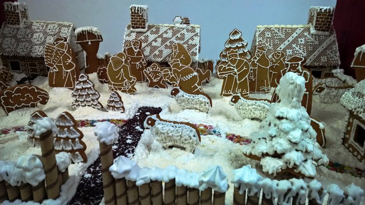 Рождественская пряничная деревня и вертеп из домиков ИКЕА (пошаговая инструкция с фотографиями) | Бэйбики Рождественская пряничная деревня и вертеп из домиков ИКЕА (пошаговая инструкция с фотографиями)