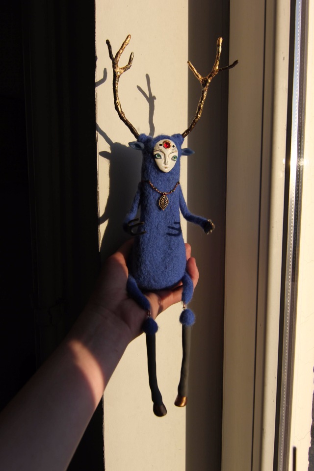 Сказочная кукла ручной работы. Златорожек Akeno - ясное утро (фото 3)